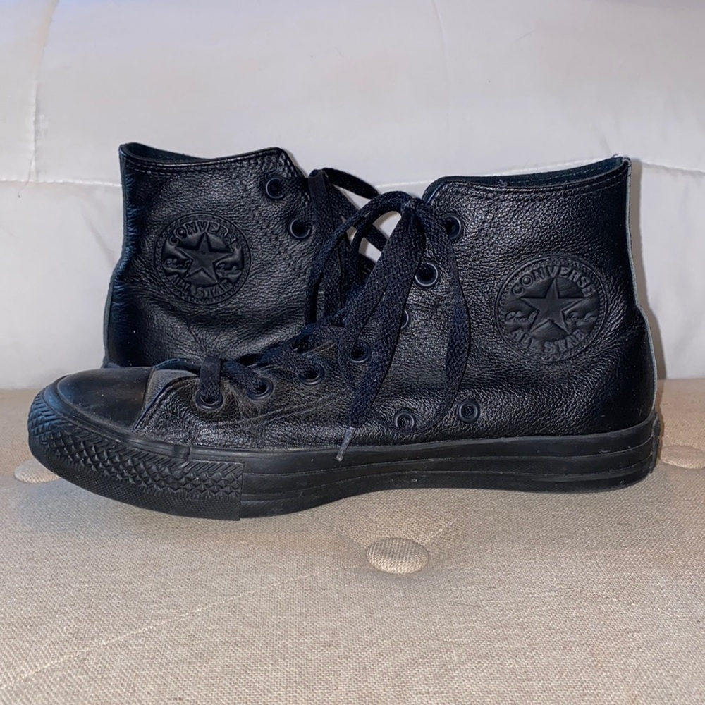 Leather Converse